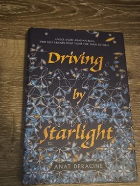 Driving by Starlight by Anat Deracine - Decorative Navy & Gold Hardcover